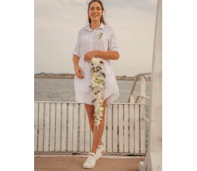 Buchet de Mireasă Curgător Tip Ghirlandă | Flori Naturale