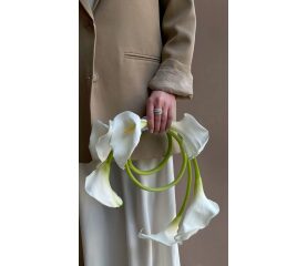 Buchet de Mireasă cu Cale Naturale – Eleganță clasică și rafinament atemporal