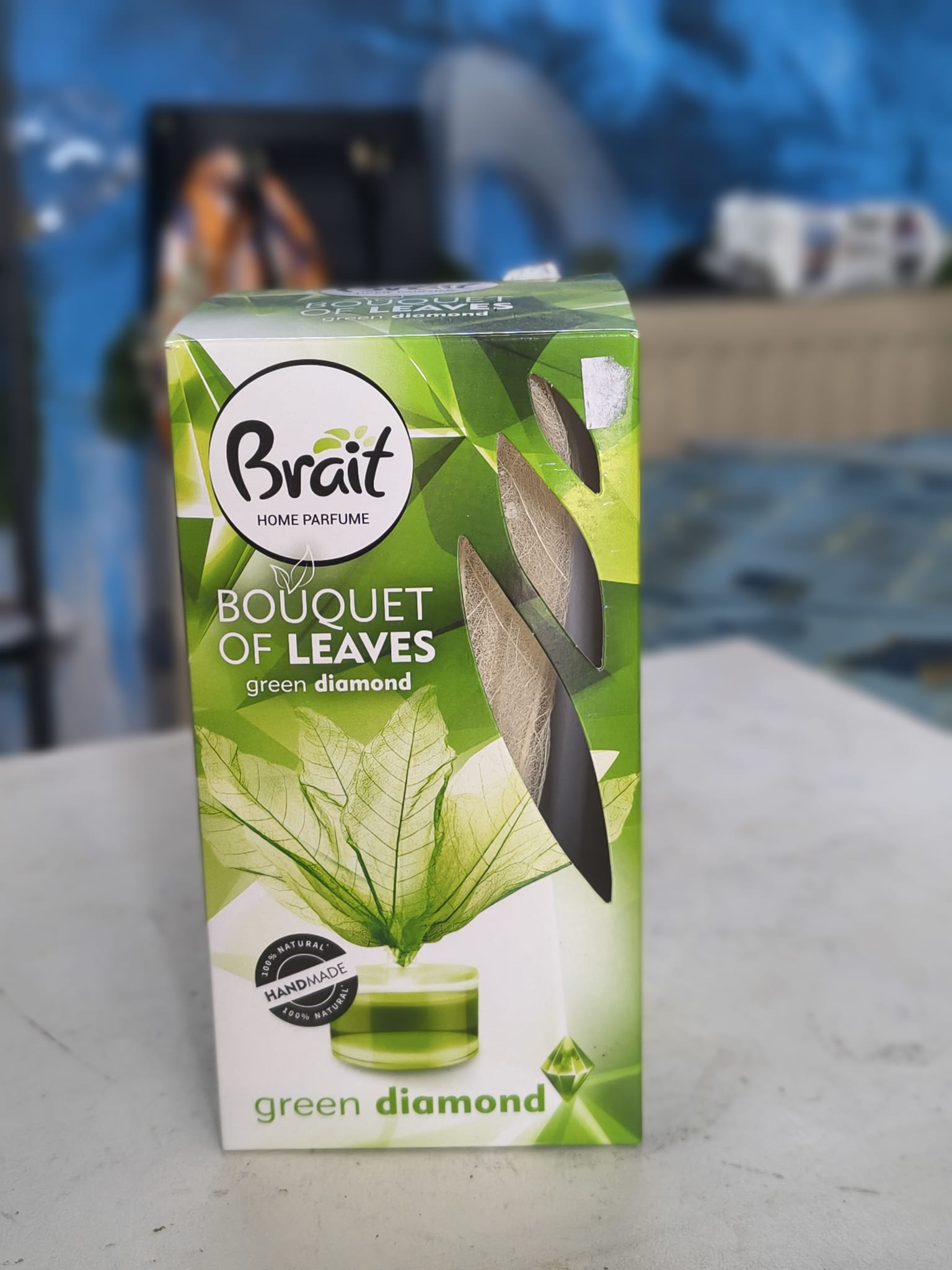 Odorizant de Cameră Bouquet of Leaves Green Diamond – Prospețime Botanic-Vegetală și Eleganță Odorizant de Cameră Bouquet of Leaves Green Diamond – Prospețime Botanic-Vegetală și Eleganță