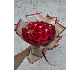 Buchet cu 18 trandafiri de săpun premium – Handmade